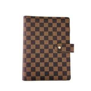 Checkered Brown and Black Planner